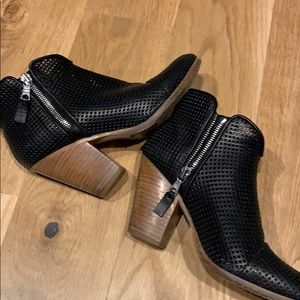 Rag & bone 36.5 Margot perforated leather boots